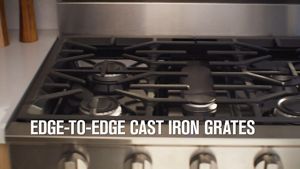 MTG Q+ Freestanding Range Feature Video - Dishwasher -Safe Cast Iron Grates